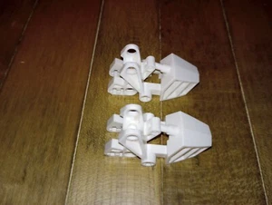 2 Bionicle Lego 32475 in White Foot Feet Vahki style Genuine Lego Parts WYSIWYG - Picture 1 of 12