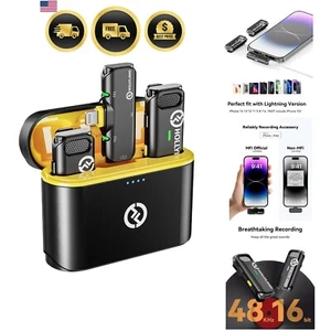 Kabelloses Lavalier Mikrofon für iPhone iPad Geräuschunterdrückung 32H 656ft - Bild 1 von 11