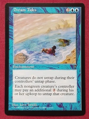 Magic The Gathering VISIONS DREAM TIDES blue card MTG - Image 1 of 2