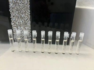 10 шт. — чистая парфюмированная вода, 0,03 унции /0,88 мл, флаконы с брызгами, аромат хлопковой футболки - Изображение 1 из 2