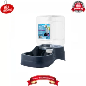 1.2 Gal Pet Dog Cat Waterer Automatic Dispenser Drink Water Gravity Large Bowl - Picture 1 of 14