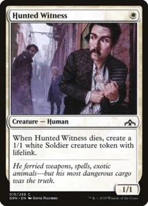 Hunted Witness | Magic Guilds of Ravnica de MtG | Inglés | Casi Como Nuevo-Como Nuevo (Nuevo-Muy Nuevo) - Imagen 1 de 6