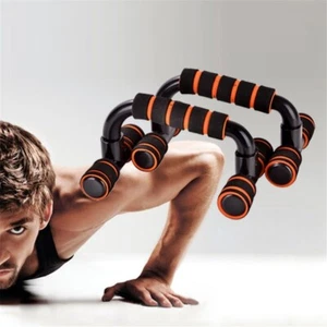 MANIGLIE PER  FLESSIONI PUSH UP BAR PETTORALI SPALLE PALESTRA FITNESS - Foto 1 di 4