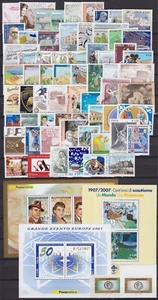 Italia 2007 annata completa 66 valori + 3 BF nuovi MNH** integri - Foto 1 di 1