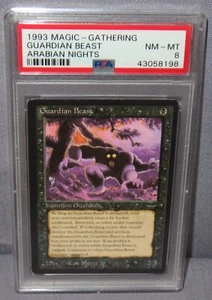 GUARDIAN BEAST PSA 8 Casi Nuevo - Mt Magic the Gathering Arabian Nights 1993 Inglés - Imagen 1 de 3