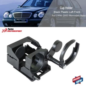 Portavasos delantero negro de plástico apto para Mercedes Benz E300 E320 W210 1996-2003 - Imagen 1 de 9