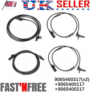 4Pcs Front & Rear ABS Speed Sensor For Mercedes-Benz Sprinter 2006-On VW Crafter - Picture 1 of 16
