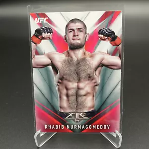 TOPPS 2017 UFC FIRE CARD KHABIB NURMAGOMEDOV BASE NM - Picture 1 of 2