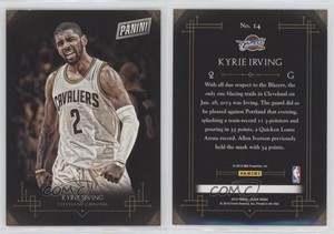 2015 Panini Black Friday Panini Collection Kyrie Irving #14