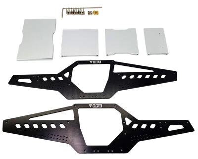 NHX RC V2 Full Aluminum Rock Conversion Chassis for SCX24 -Silver - Image 1 of 2