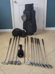 TFX Tour Golf Club Set Oversize Irons(p-9),3 Drivers(1,3,&5),Putter(Orbiter),Bag - Picture 1 of 24