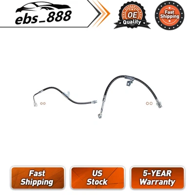 2 件前刹车线软管 Sunsong 适用于雪佛兰 S10 1983 1984 1986 1987 — 第 1/4 张图片