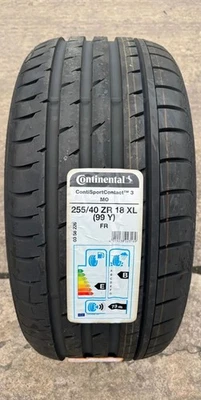 Pneus D'Été 255/40 ZR18 99Y XL Continental Conti Sport Contact 3 MO DOT19 NEUF - Photo 1/2