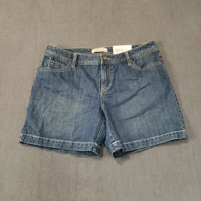 Natural Reflections Jean Shorts Womens Size 10 100% Cotton Nwt - Image 1 of 4