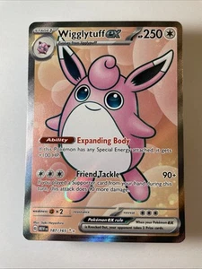 Wigglytuff ex 187/165 - Sv: Scarlet & Violet 151 Holo (NM++) - Picture 1 of 6