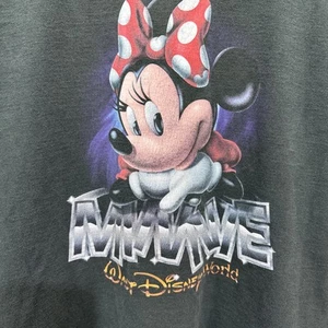 Vintage Walt Disney World Minnie Mouse T Shirt Size Medium Faded Big Graphic - Picture 1 of 18
