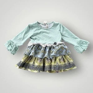 Matilda Jane Character Counts Marjorine Girls Shirt Top Size 6 Lace Ruffles Dots - Picture 1 of 7