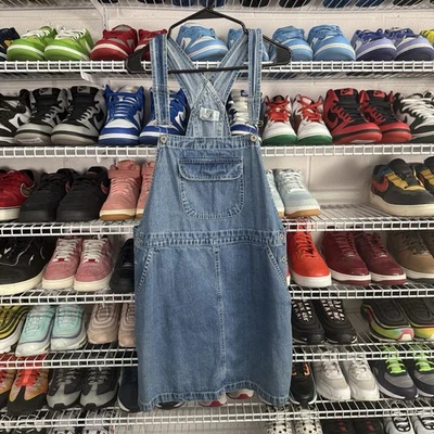 Falda/vestido vintage de mezclilla descolorida Glory para mujer talla XL Foto 1 de 4