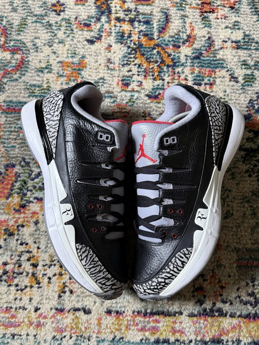 Preços baixos em Nike Zoom Vapor Tour AJ3 Black White | eBay