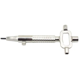Silver Locksmith Stepped Multi Tool Euro Cylinder Gage Cam Spindle Turner Tool - Picture 1 of 9
