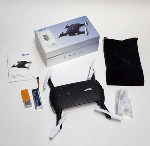 JJRC Elfie Selfie Foldable Pocket Quadcopter Drone box manual charger props bag - Picture 1 of 12
