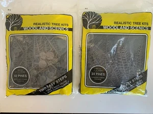Woodland Scenics Realistic Tree Pines Foliage Scenery Kits TR1104 & TR1105 - Picture 1 of 8