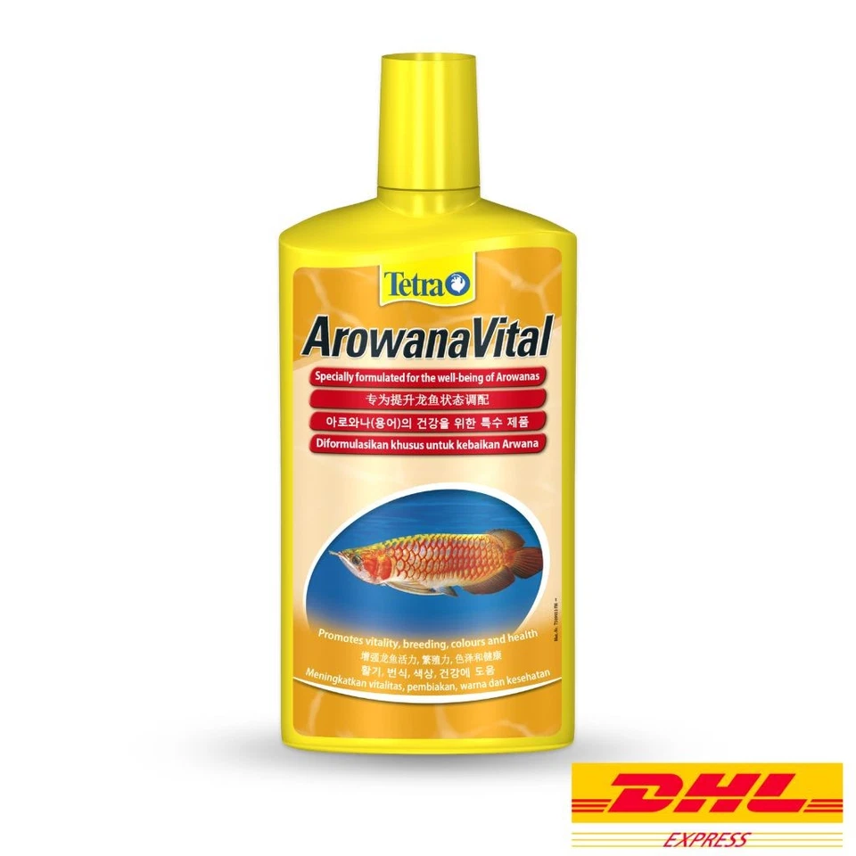 Tetra Arowana Vital 500ml – Vitamins & Iodine for Arowana Fish Tank  DHL Express - Image 1 of 3