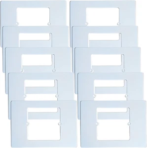 10 Kit Placca Adattatore 503 a 502 Bianco, Convertitore 503 a 502, Supporto Ridu - Foto 1 di 6