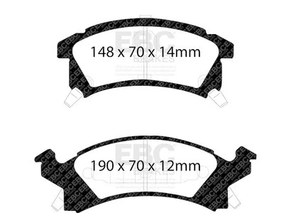 Juego de pastillas de freno delanteras para Pontiac Sunfire 1996-2005 1997 1998 1999 2000 RK319TD Foto 1 de 4