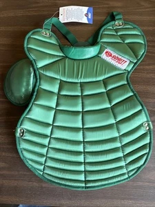 SCHUTTT SCP-AOP GREEN BASEBALL/SOFTBALL CATCHERS CHEST PROTECTOR NEW OLD STOCK - Picture 1 of 8