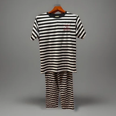 Disfraz de Prisionero Halloween Escapado de Alcatraz S Adultos (M Juventud) Pijama Foto 1 de 4