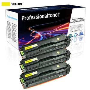 Tóner amarillo 3PK CLT-Y504 apto para Samsung CLP-475 CLX-4170 CLX-4195FW SL-C1860FW - Imagen 1 de 18