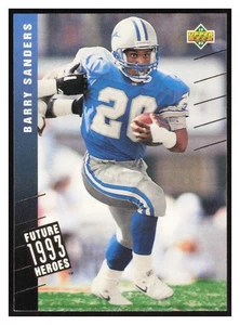 1993 Upper Deck Future Heroes #43 Barry Sanders - Detroit Lions - Bild 1 von 2