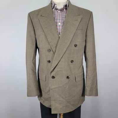 Abrigo deportivo Givenchy para hombre doble pecho seis botones oliva talla aproximadamente 42R o 42L Foto 1 de 4