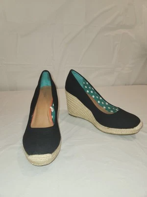 Merona  Black Espadrille Wedge Slip On Size 9M. NEW - NEVER WORN! - Image 1 of 4