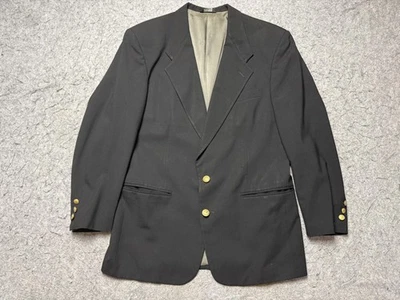 Blazer de Colección Givenchy Monsieur Para Hombre Grande Negro Dorado Botón Salzburgo EE. UU. 90s Foto 1 de 4