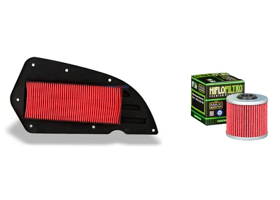 KIT/MANUTENZIONE KYMCO K-XCT IE 125/300 2012/2016 FILTRO OLIO ARIA PER SCOOTER - Immagine 1 di 3