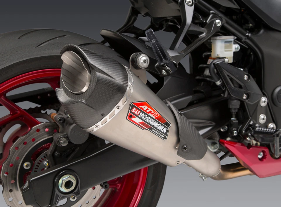 Yoshimura Suzuki GSX-S750 Z AT2 Exhaust Street Slip-On Stainless 2018-2022 - Изображение 1 из 4