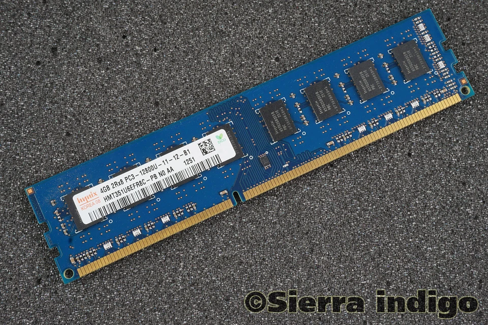 SK Hynix HMT351U6EFR8C-PB PC3-12800U-11-12-B1 4GB 2Rx8 Memory RAM DDR3-1600MHz - Photo 1/1