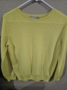 Vince 100% Cashmere Yellow Pullover Sweater Women's XS - Picture 1 of 7