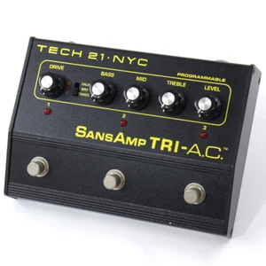 Getestet TECH21 SansAmp TRI-A.C. Overdrive Gitarrenpedal-Vorverstärker gebraucht Japan - Bild 1 von 4