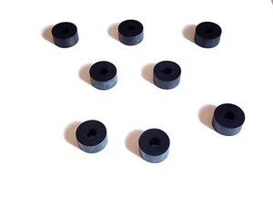 8 arandelas de goma, espaciador de junta de sello de anillo, 1" OD x 3/8" ID x 1/2" - Imagen 1 de 1