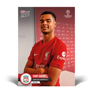 Topps NOW UCL 22/23 - Card 069 - Cody Gakpo - Liverpool - Bild 1 von 2