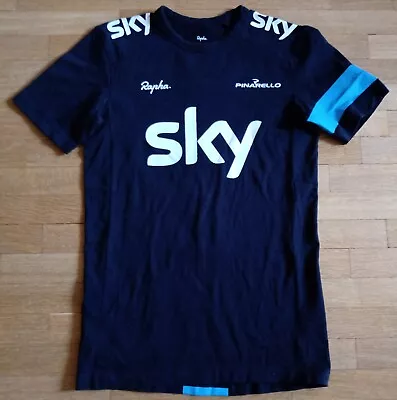 Camisa Jersey Rapha Sky Pro Ciclismo Pinarello Talla 'XS' 100% Algodón Manga Corta Foto 1 de 4