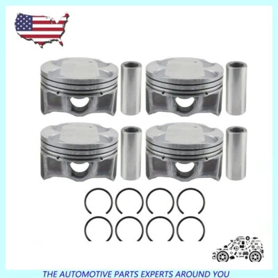 Nuevo juego de anillo de pistón y pistones de gran tamaño +0,50 mm apto para HYUNDAI KIA 2014-19 2,0 L Foto 1 de 4