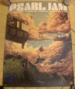 PEARL JAM OTTAWA 2022 BAILEY RACE AP SIGNED AND NUMBERED POSTER #19/100 - Bild 1 von 6