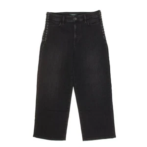 Jeans LAUREN RALPH LAUREN NUOVI donna con lacci tagliati svasati TEDO - Foto 1 di 2