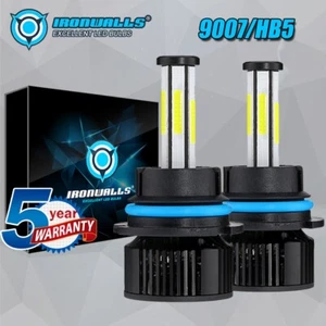 Ironwalls 6 Sides COB LED Headlight High Low Bulbs for Nissan Frontier 2001-2019 - Picture 1 of 12