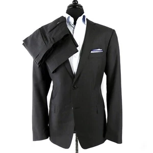 VERSACE Tonal Wool Silk Iridescent Suit Two-Piece 2 Button 46L US 56L IT - Picture 1 of 21
