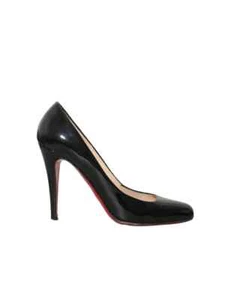 CHRISTIAN LOUBOUTIN Patent Leather Square Toe Pumps (SIZE 39.5) - Picture 1 of 7